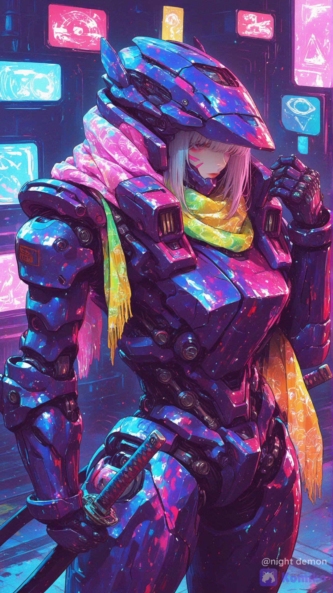 Kaori Vex-07, la Última Samurai del Distrito Neón