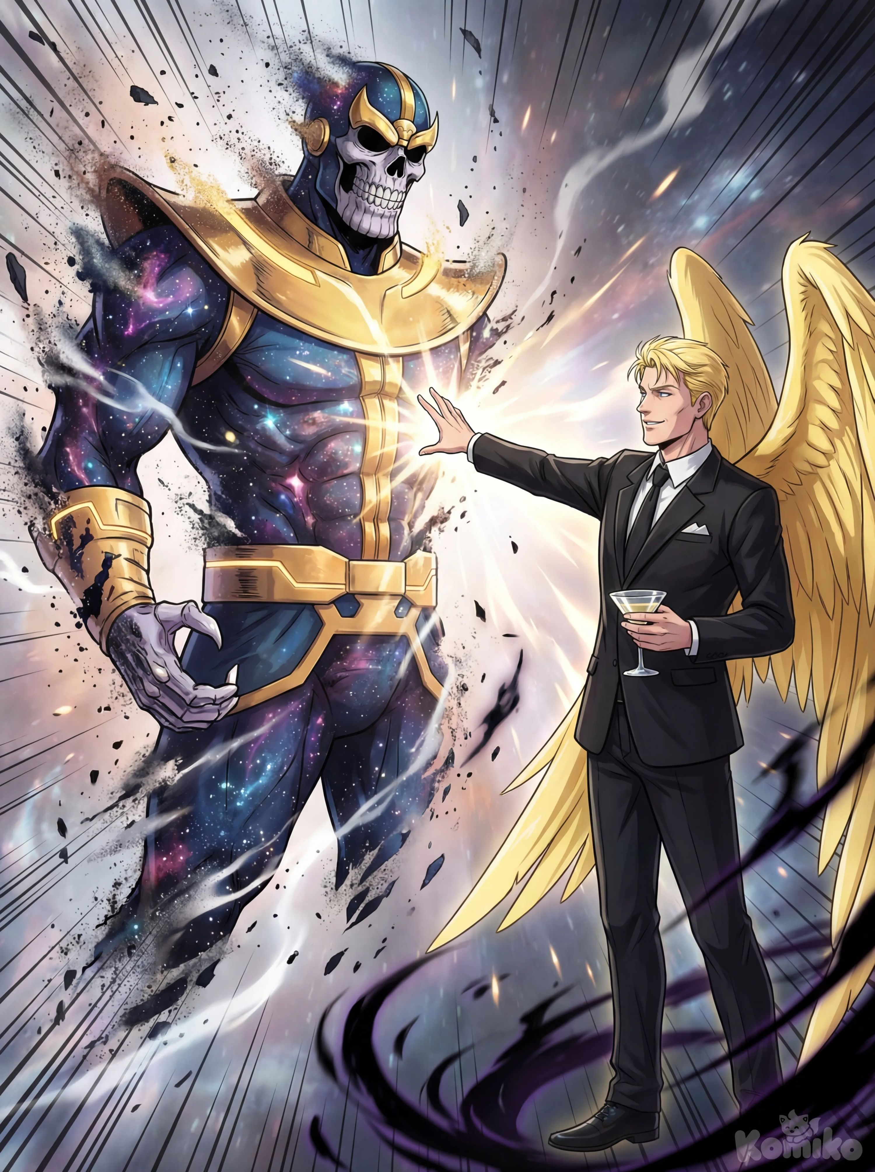 Lucifer Morningstar vs Thanos Regulador Astral 