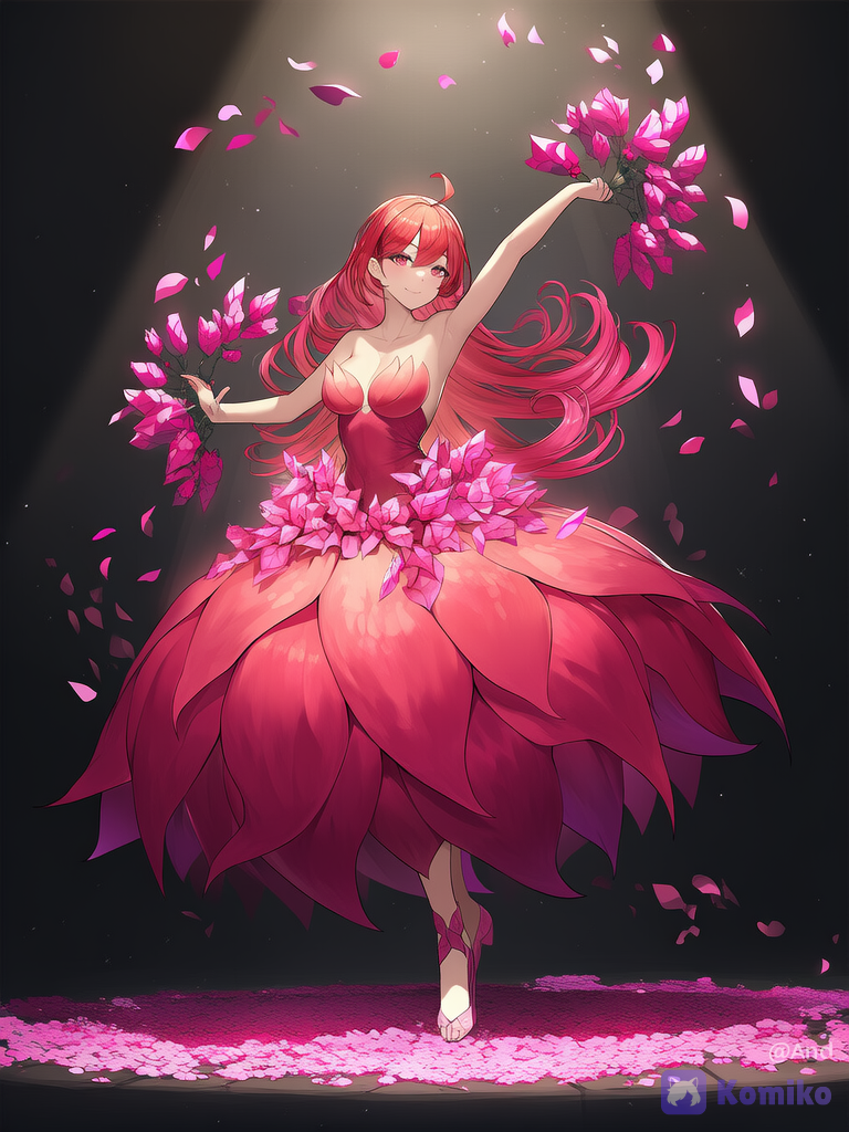 Dancing flower BUGAMBILIA