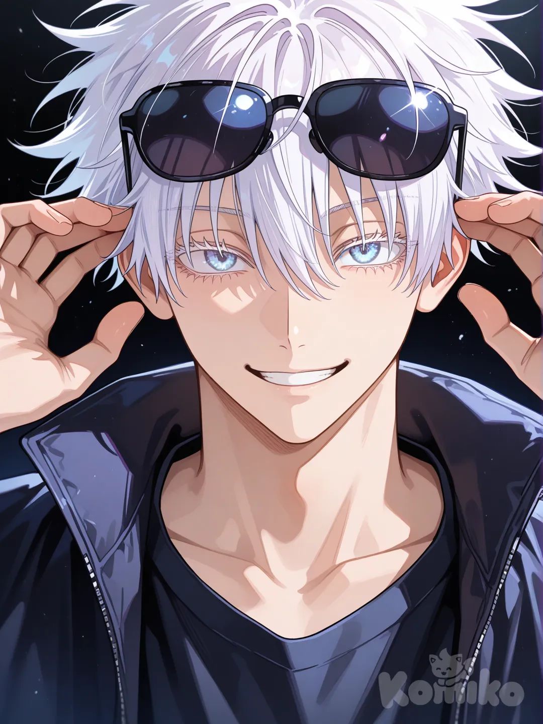 @Gojou_Satoru, smile