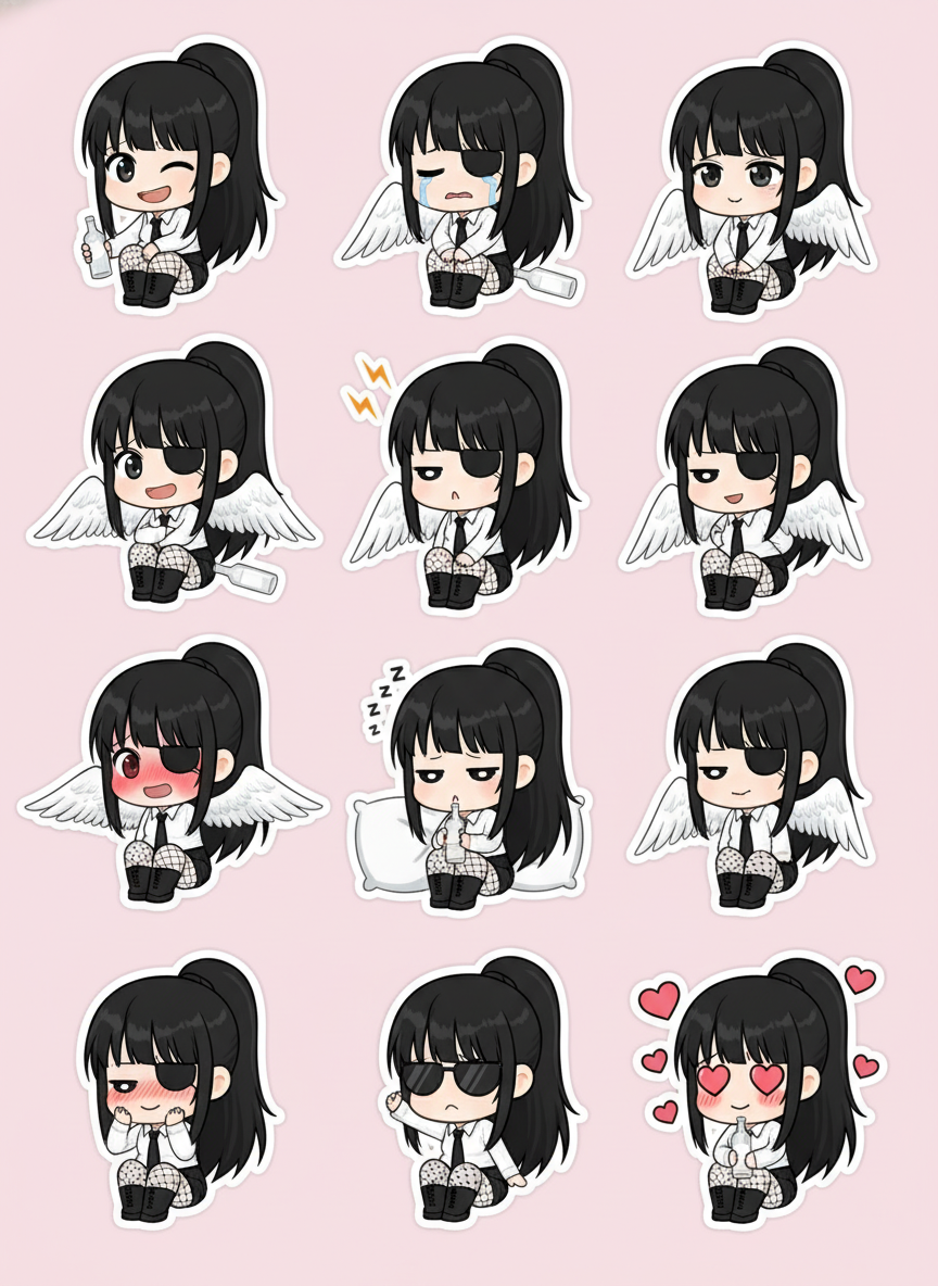 Sticker Sheet (Lute) 