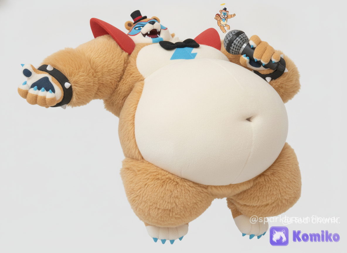 Who knew this plush would still be jumping in action.