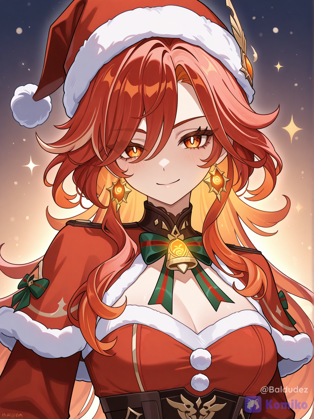 Genshin Impact Christmas Outfit - Mavuika