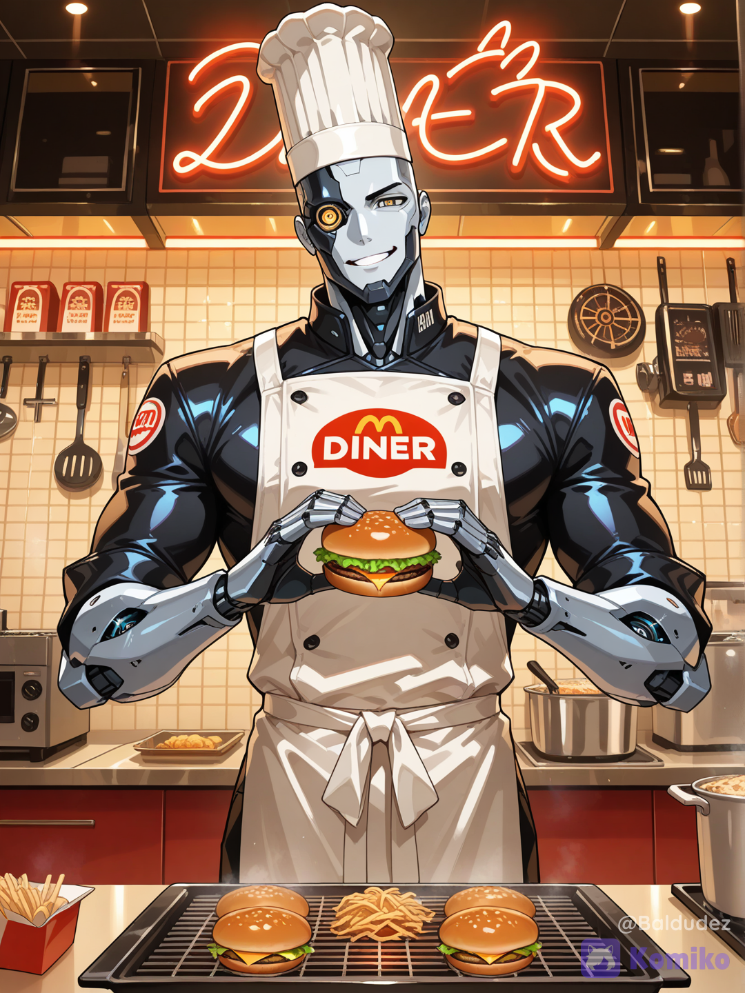 Cyburger, King of Diner.