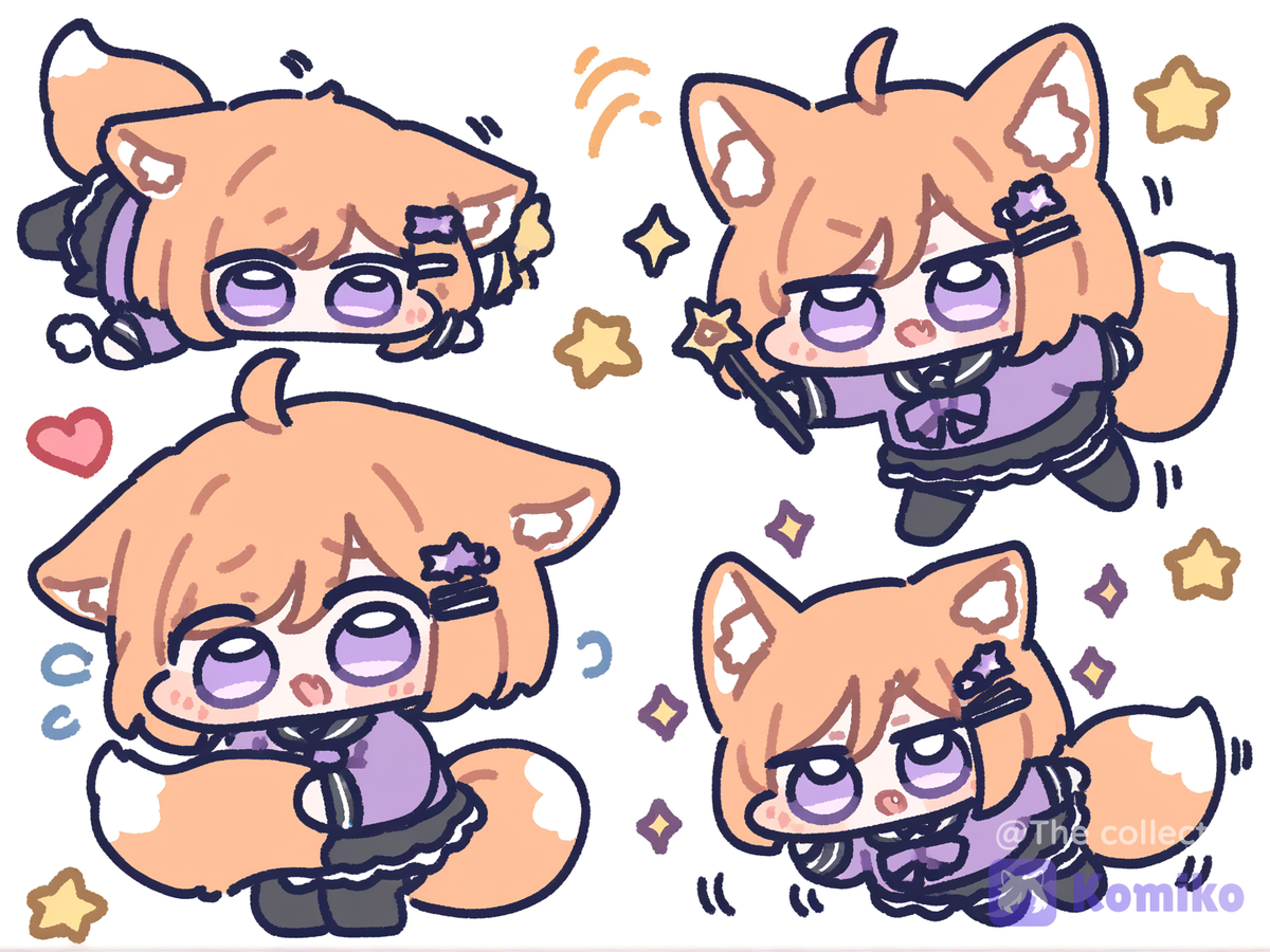 Cute Komiko stickers ❤️