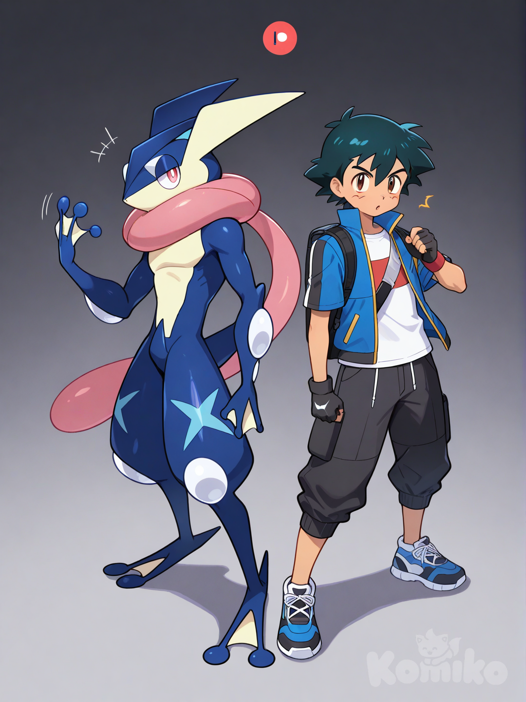 Ash and greninja reunion
