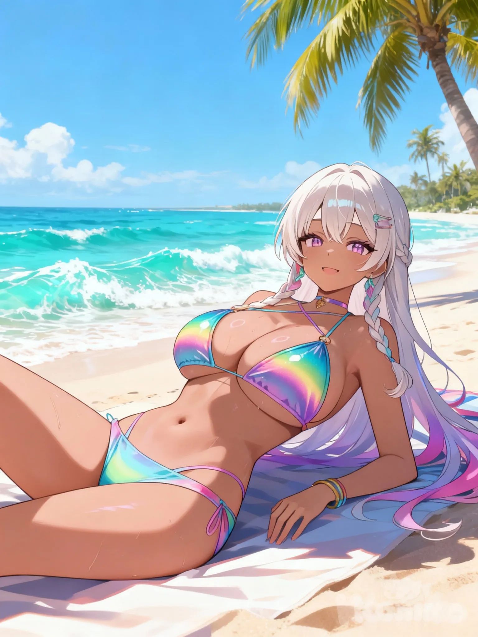 Miranda at the the Beach 