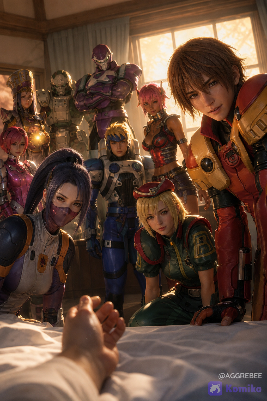 PSO Characters Visit You