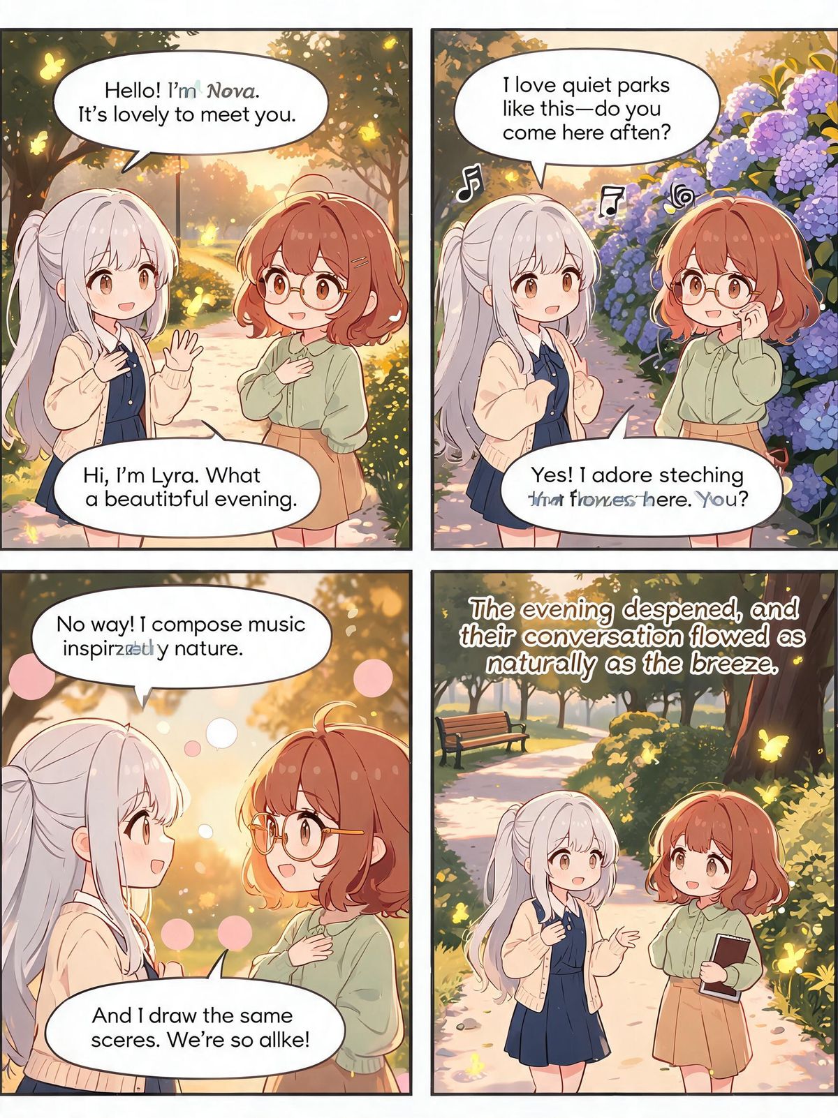 Nova & Lyra The Story of Getting to Know Each Other