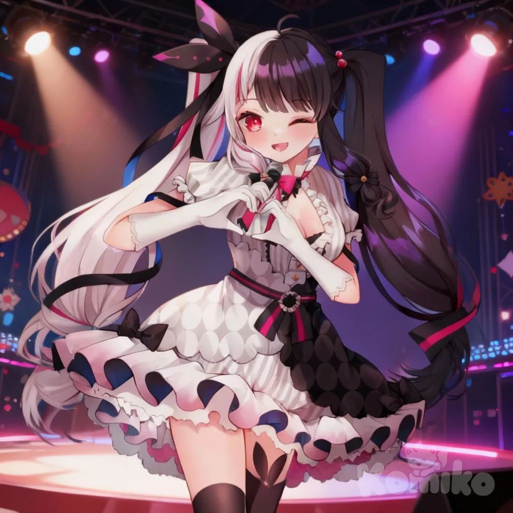 singing, <harumi-hoshizora-hqxH>, full body, stage