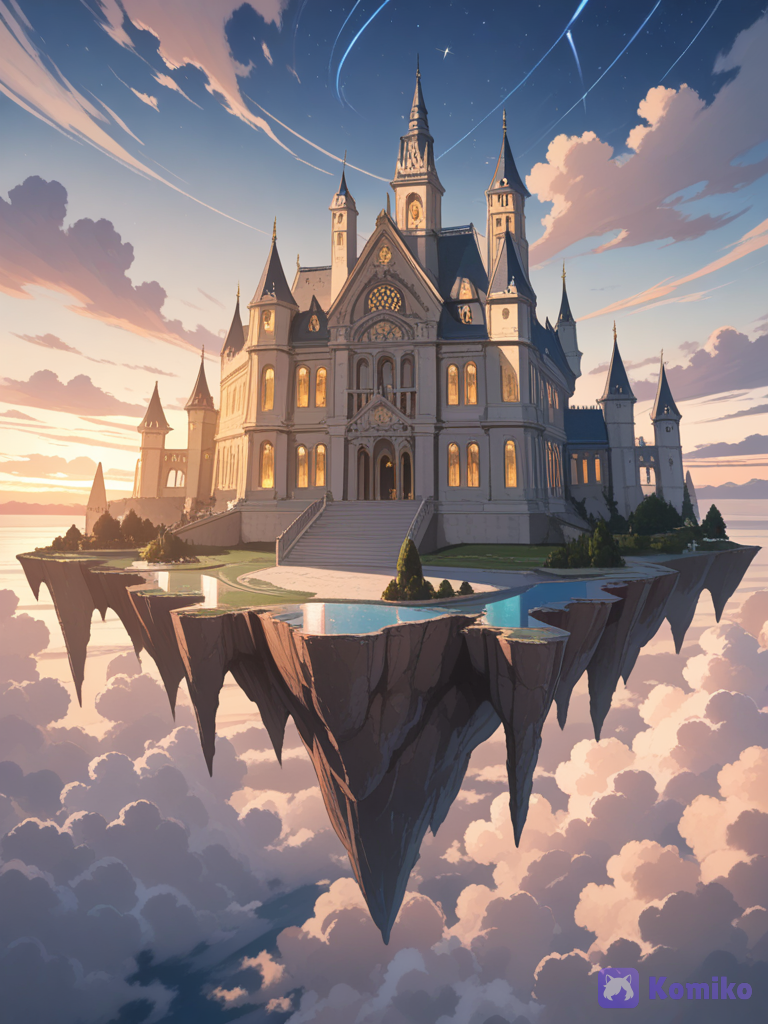 Castillo flotante de ensueño ✨🏰