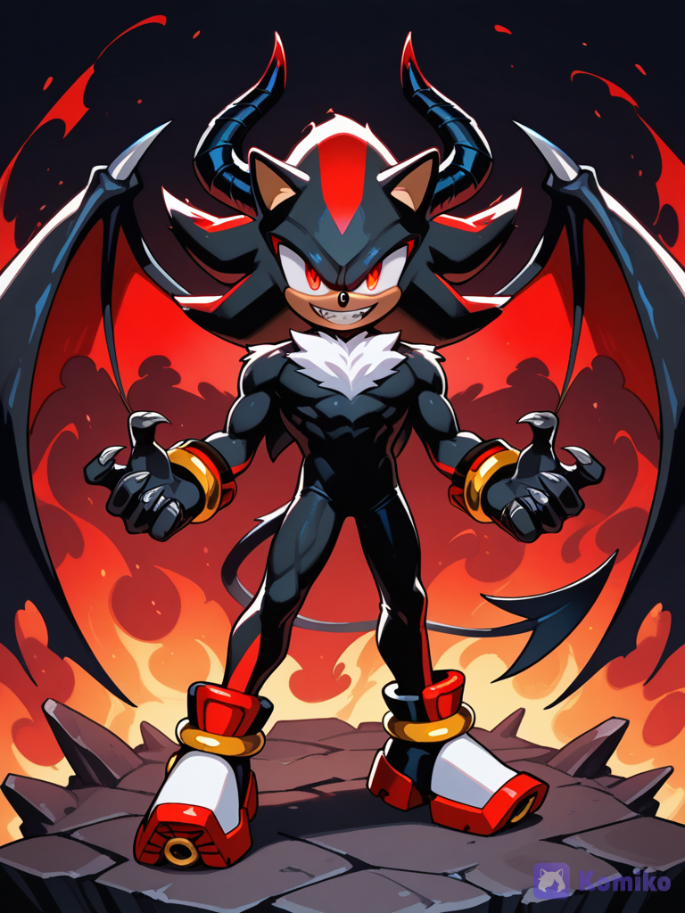 ¡Shadow demonio total! 😈🔥