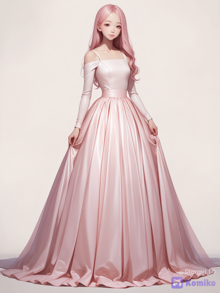 Lady in pink