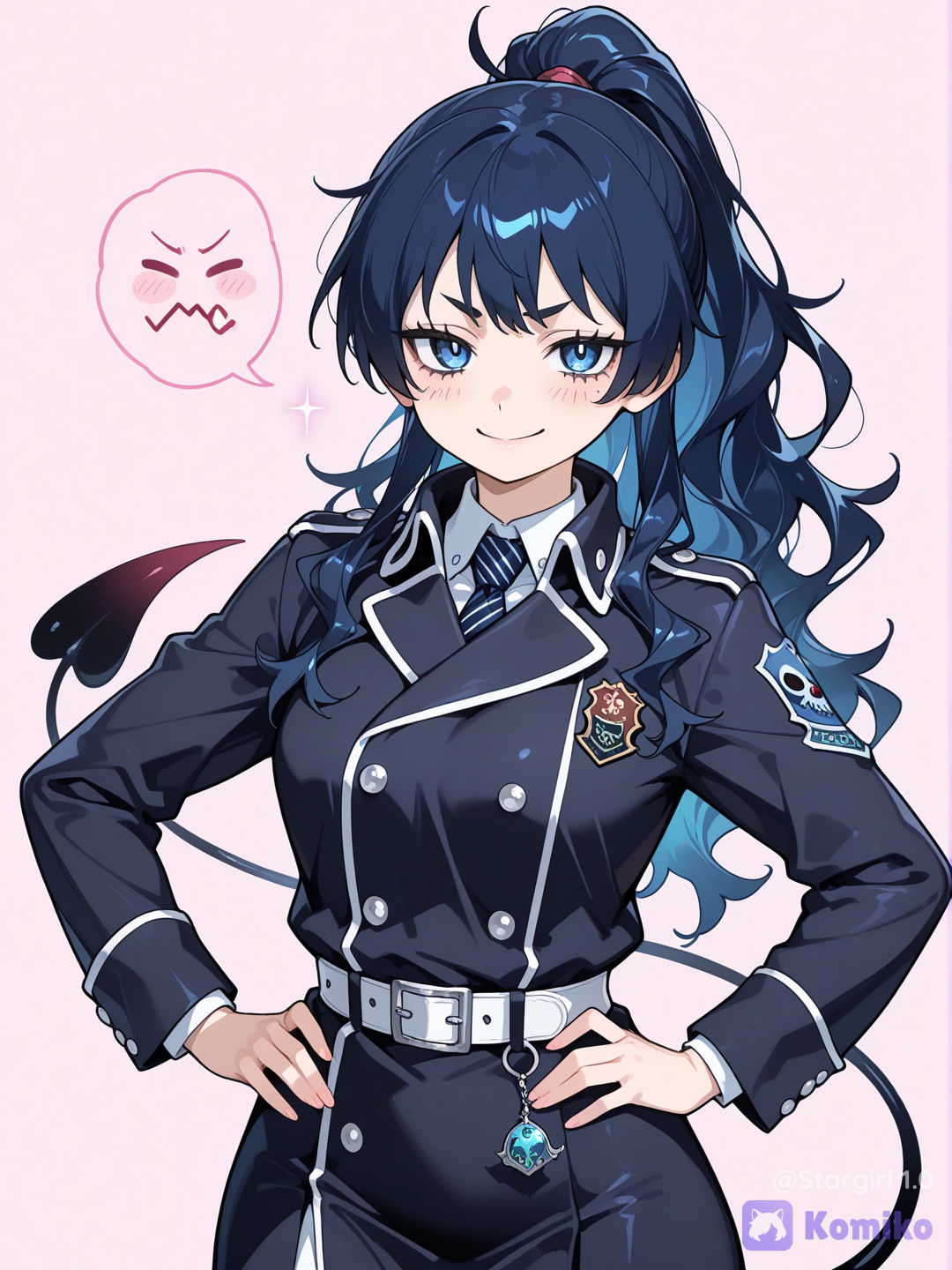 Blue lily