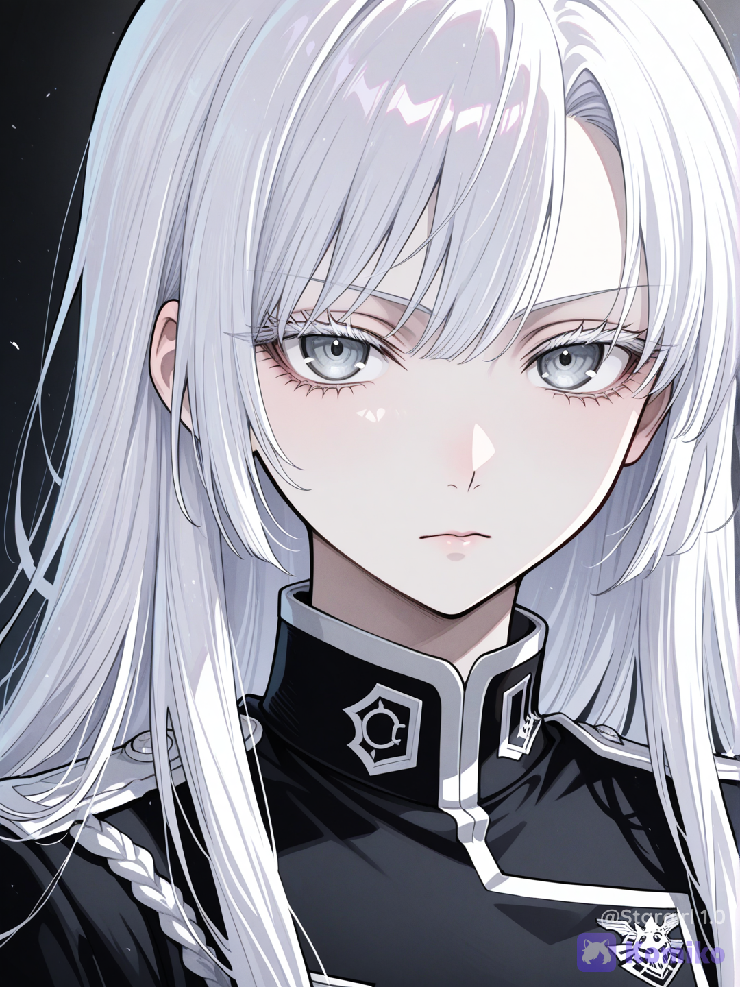 Grey eyes