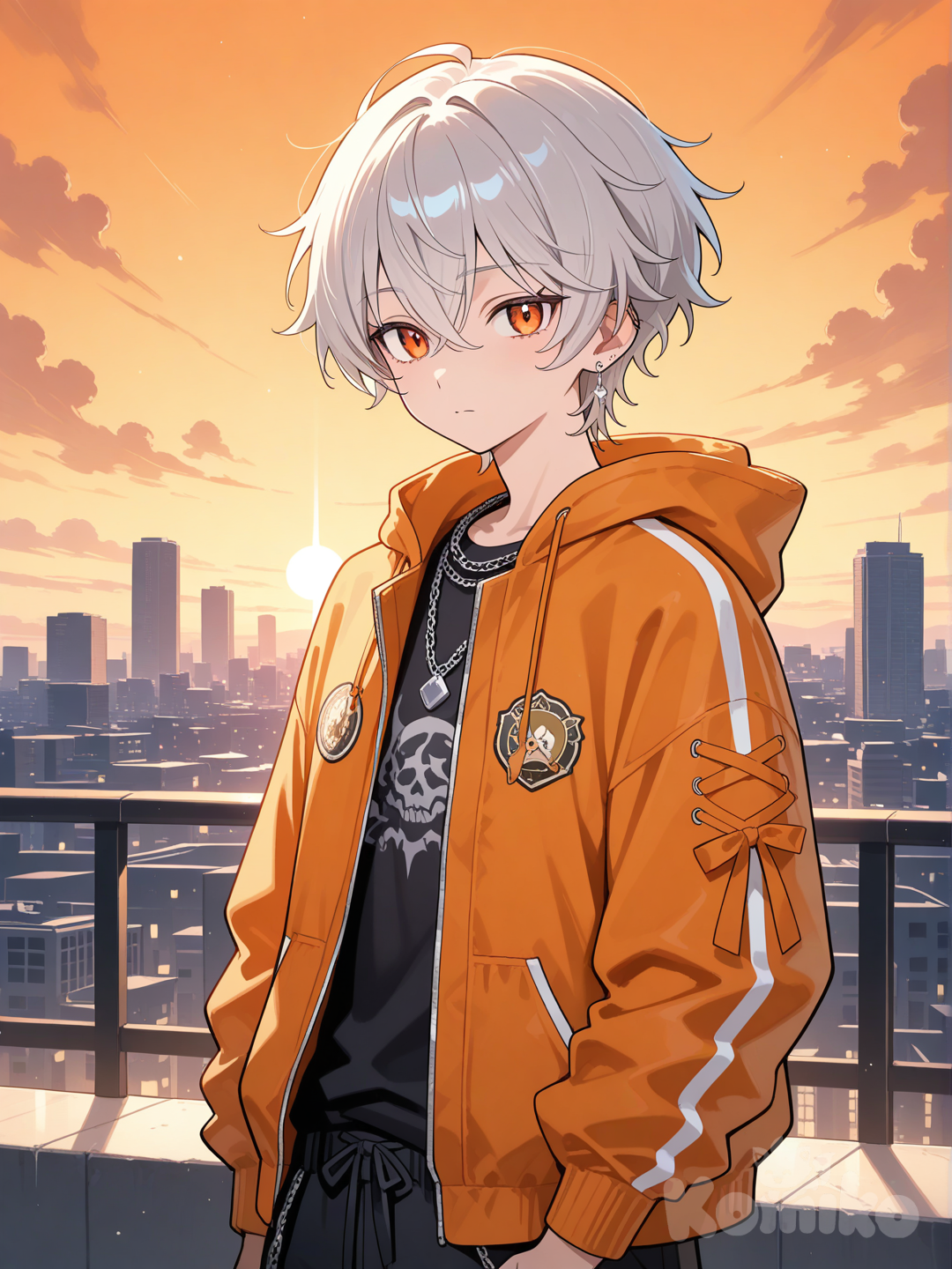 In the sunset ~•*+🧡🌆