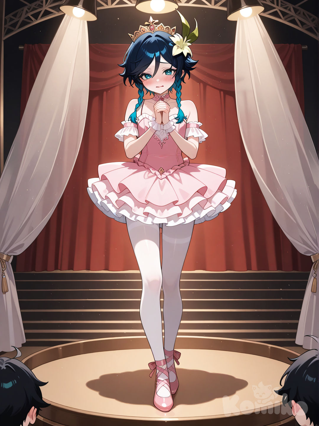 Venti got turned into a ballerina