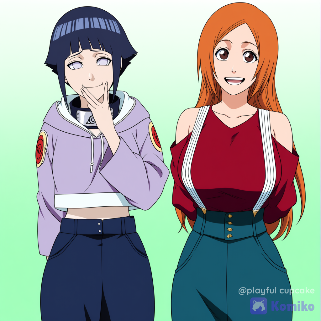 Hinata Hyuga and Orihime Inoue