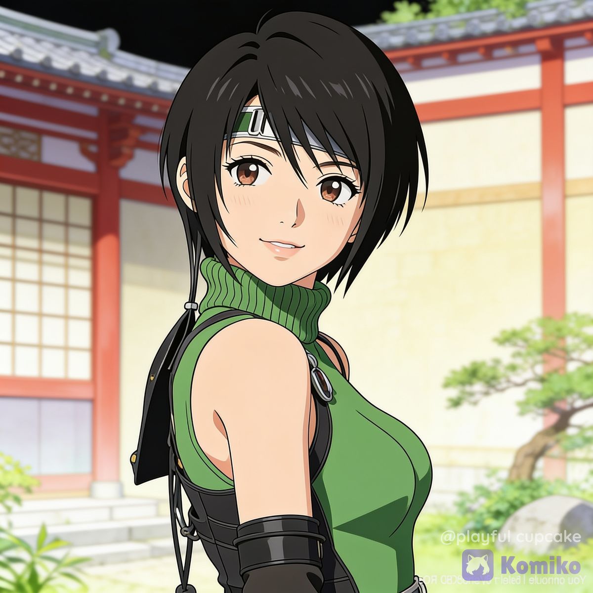 Yuffie Kisaragi in anime art