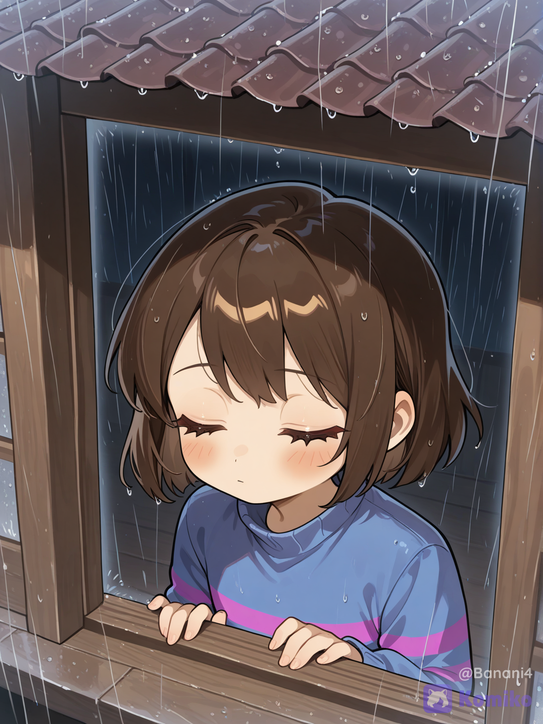 It's so rainy outside...