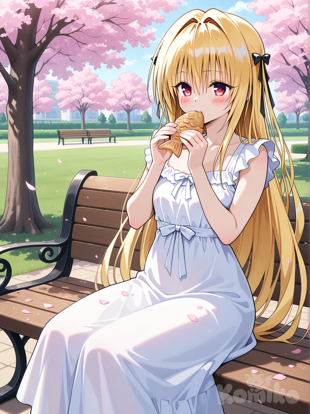 A Sweet Moment Under the Cherry Blossoms🌸