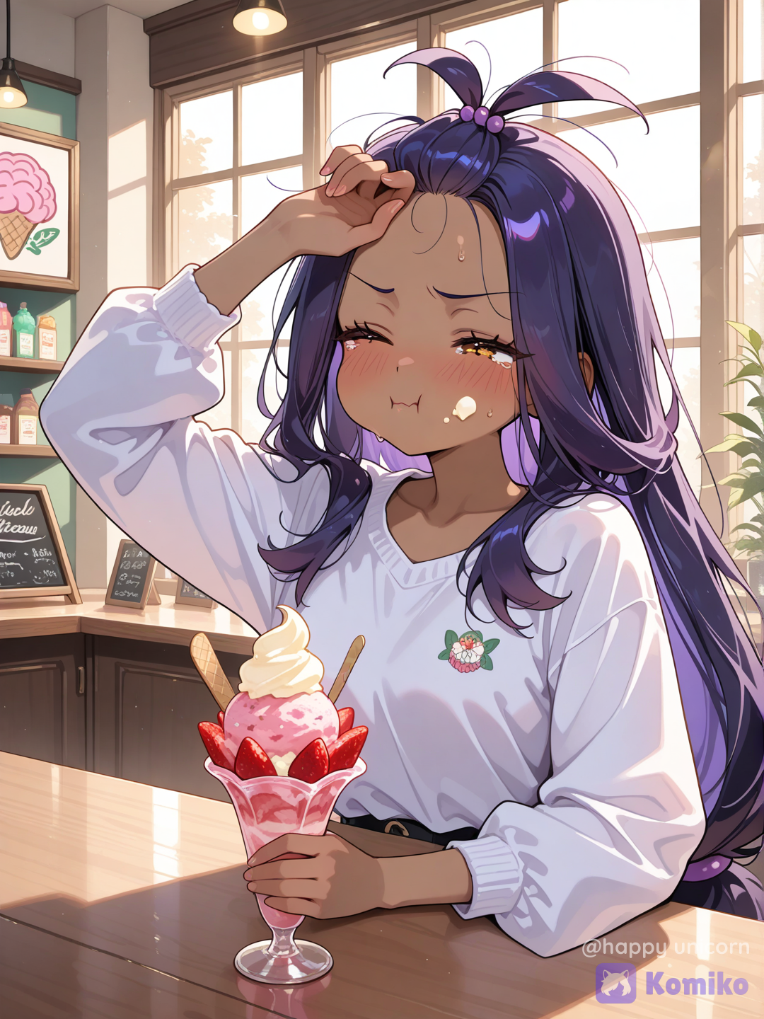 Too Much Ice Cream... My Head Hurts! 🍓🍦