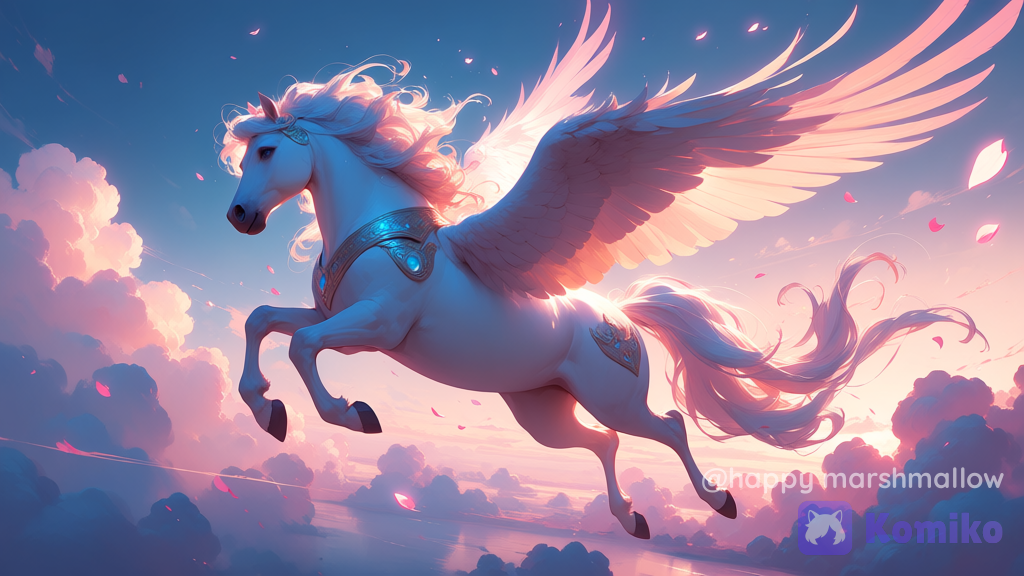 Cherry blossom Pegasus