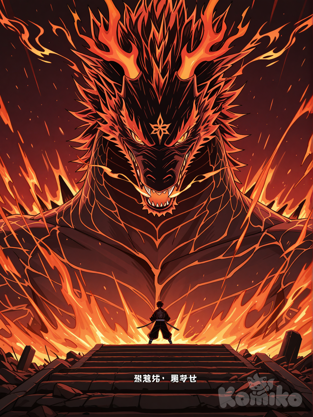 confrontation with the monster dragon lord