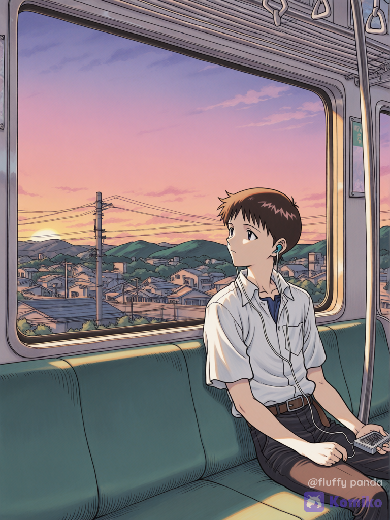 Shinji Ikari Evangelion aesthetics