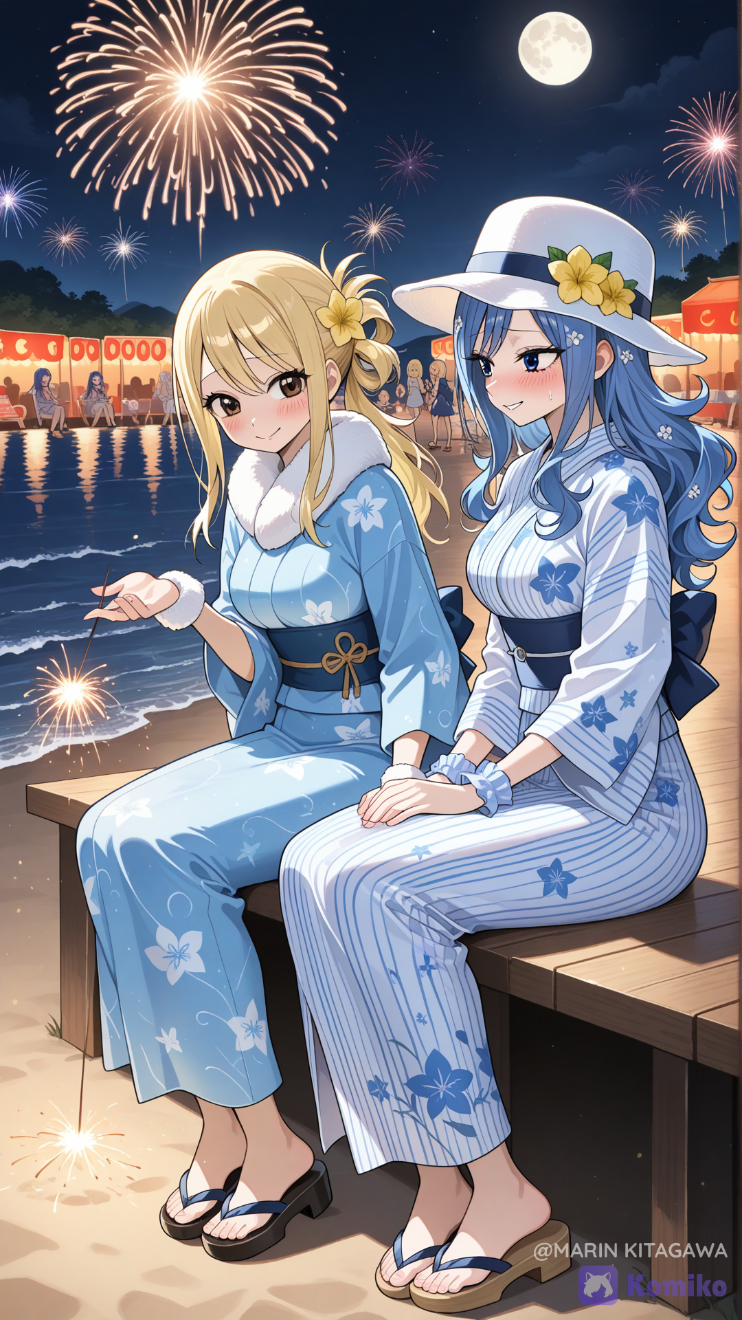lucy and juvia YURI FRIENDSHIP