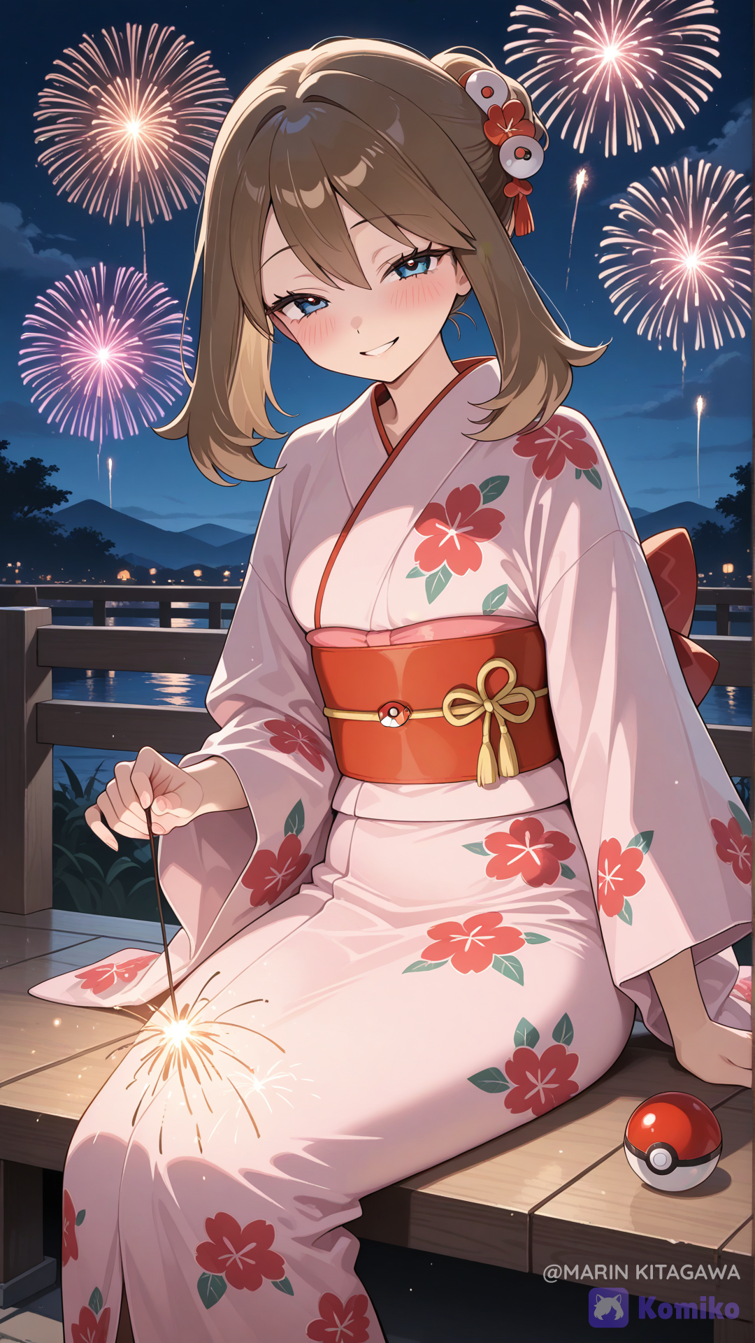 MAY POKEMON AT FESTIVEL