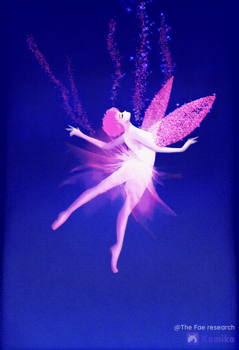 Dancing pink fairy
