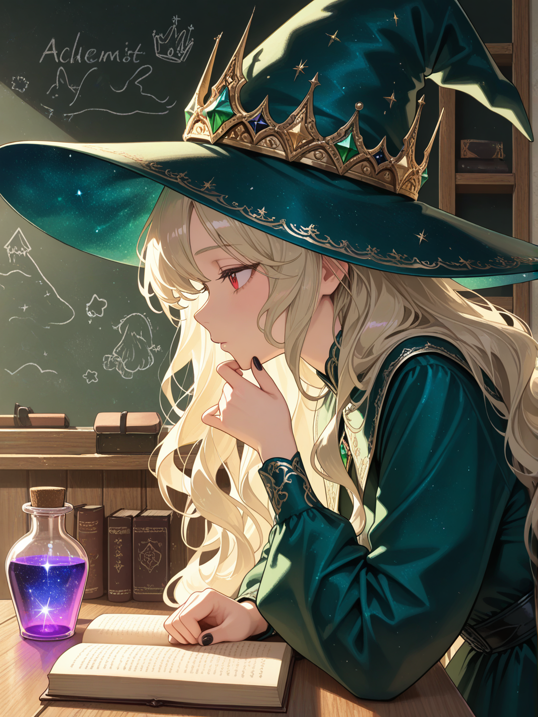 Mikazuki studying alchemy 🪄