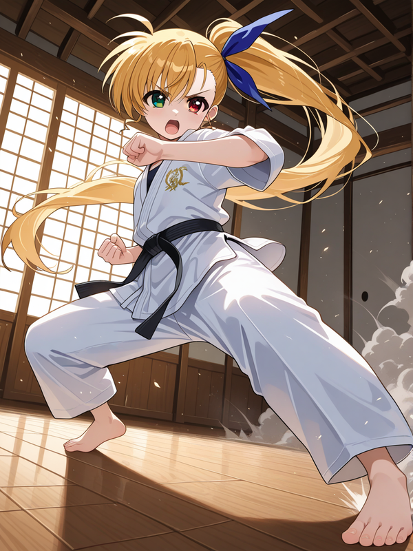 Vivio as a karateka ⭐