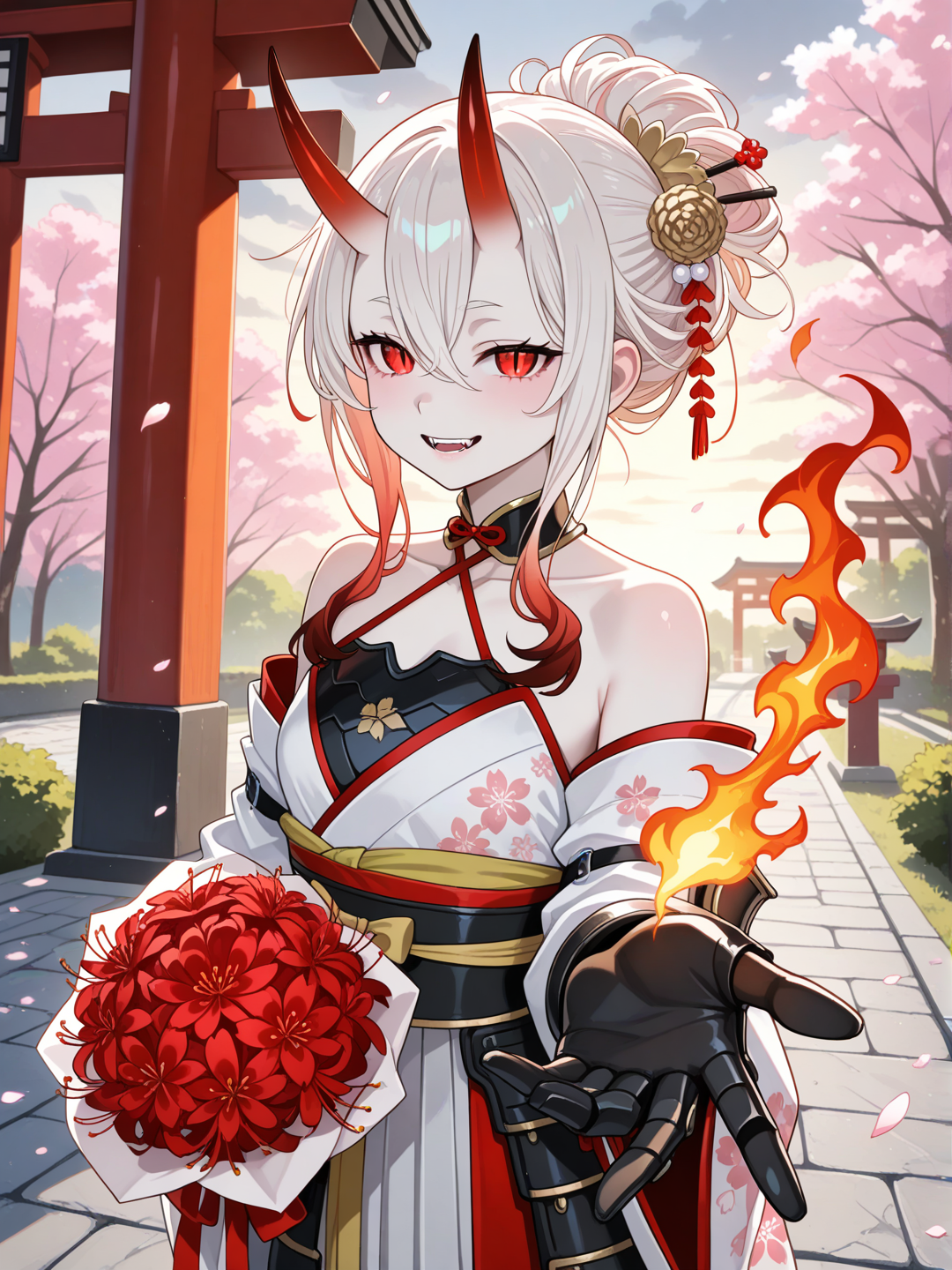 Karin Onijima beautiful bride oni 👹