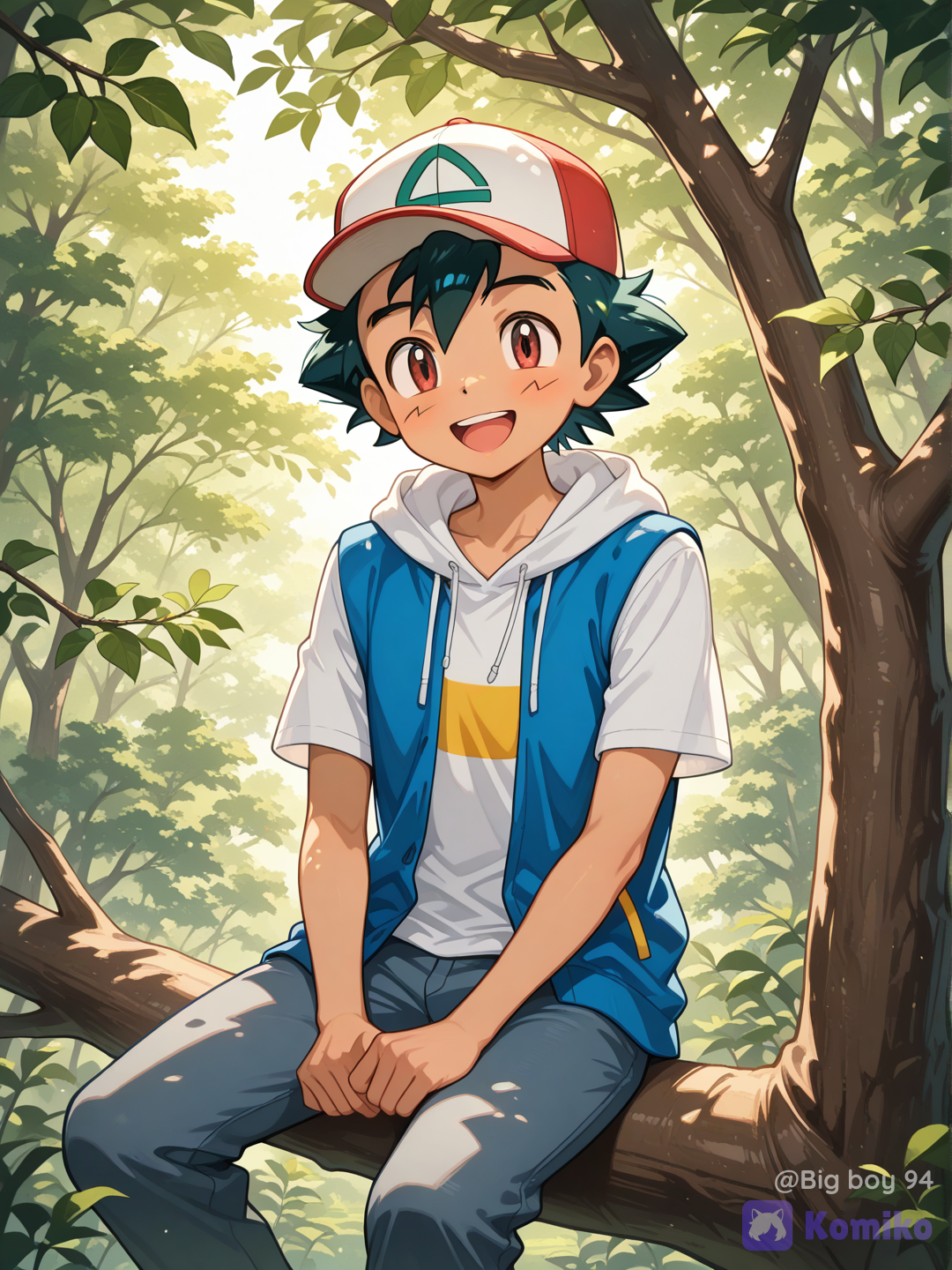Ash enjoying Nature