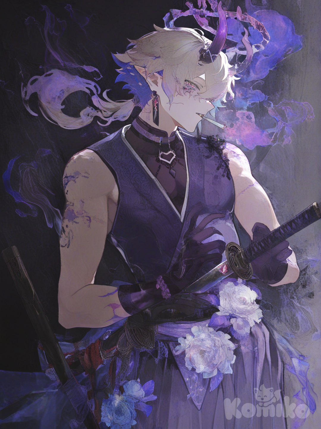 Demon Slave Violet flower (s2)