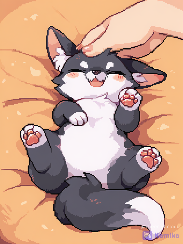 More of the cute tiny Wolf