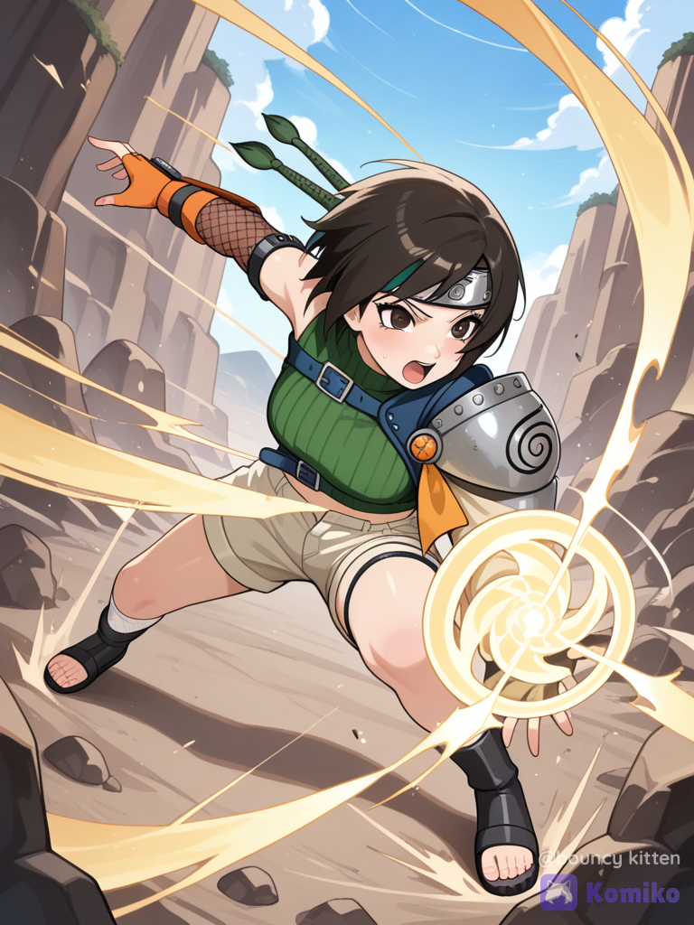 Hidden leaf ninja Yuffie