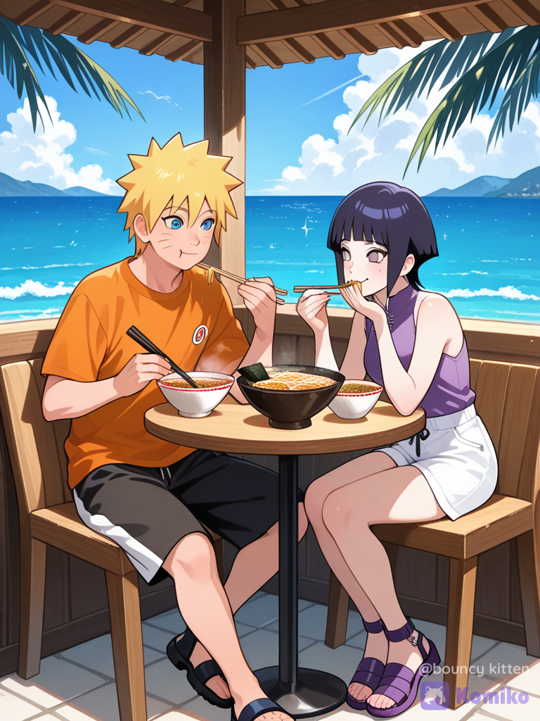 Naruto x Hinata lunch date