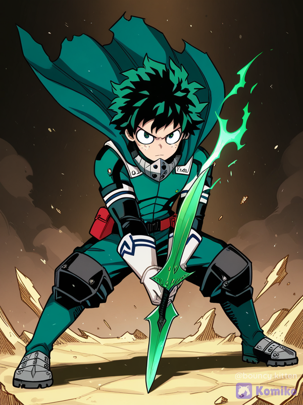 Deku the swordsman