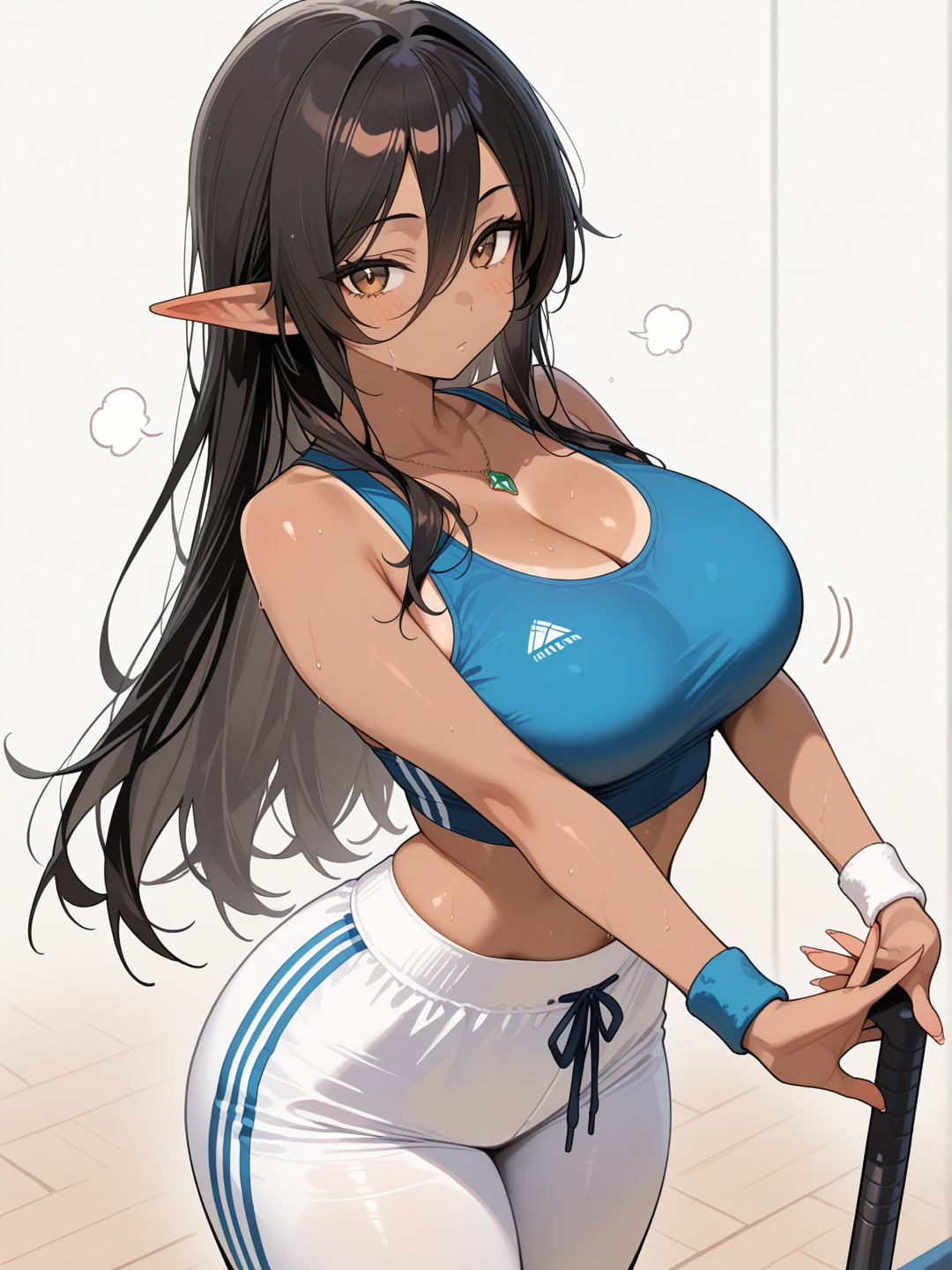 Gym stretching