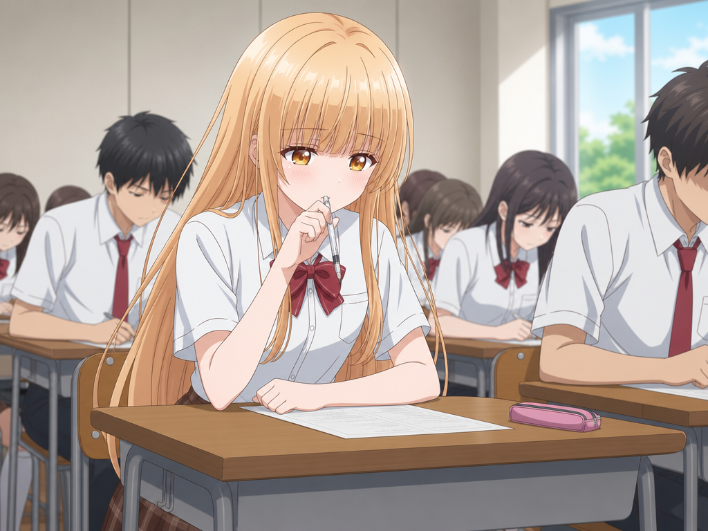 Mahiru is studying