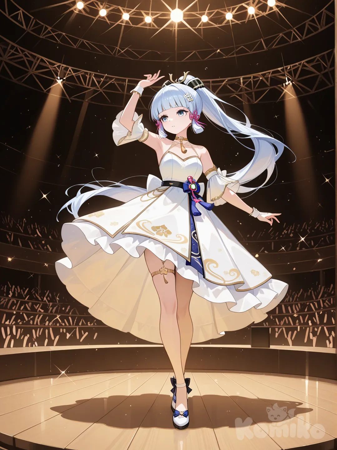 @Kamisato_Ayaka, dancing, stage