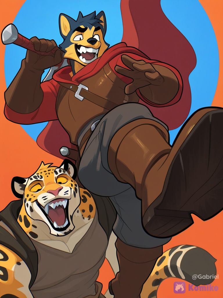 ¡Batalla furry épica! ⚔️🐾