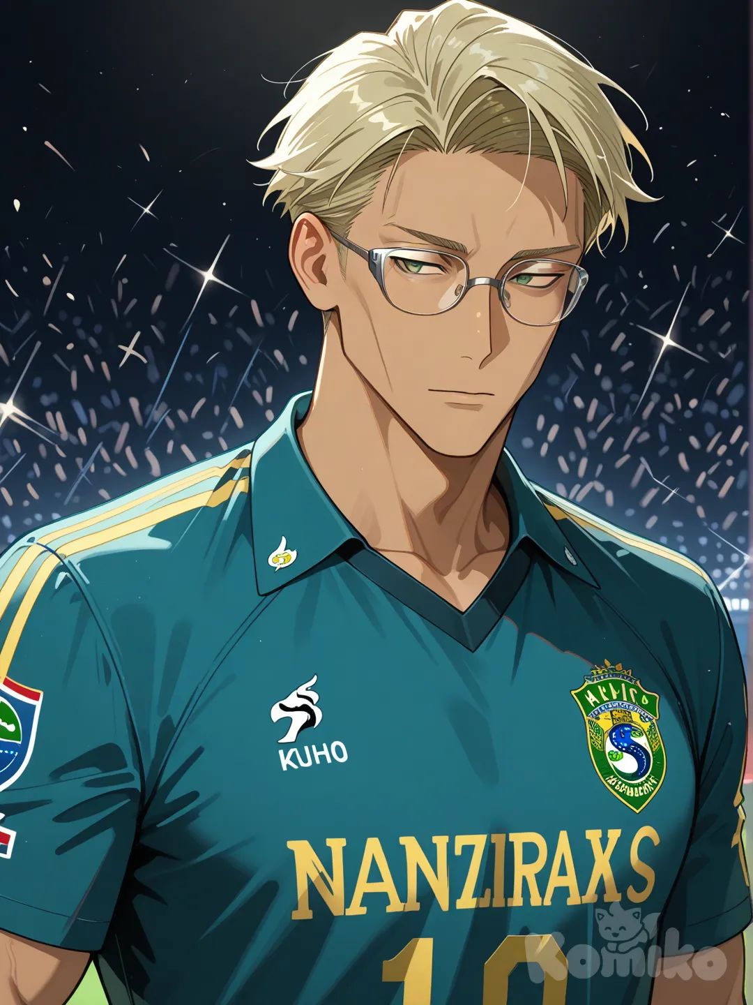 @Nanami_Kento, faça ele no estilo brasileiro, e faça ele moreno também.
