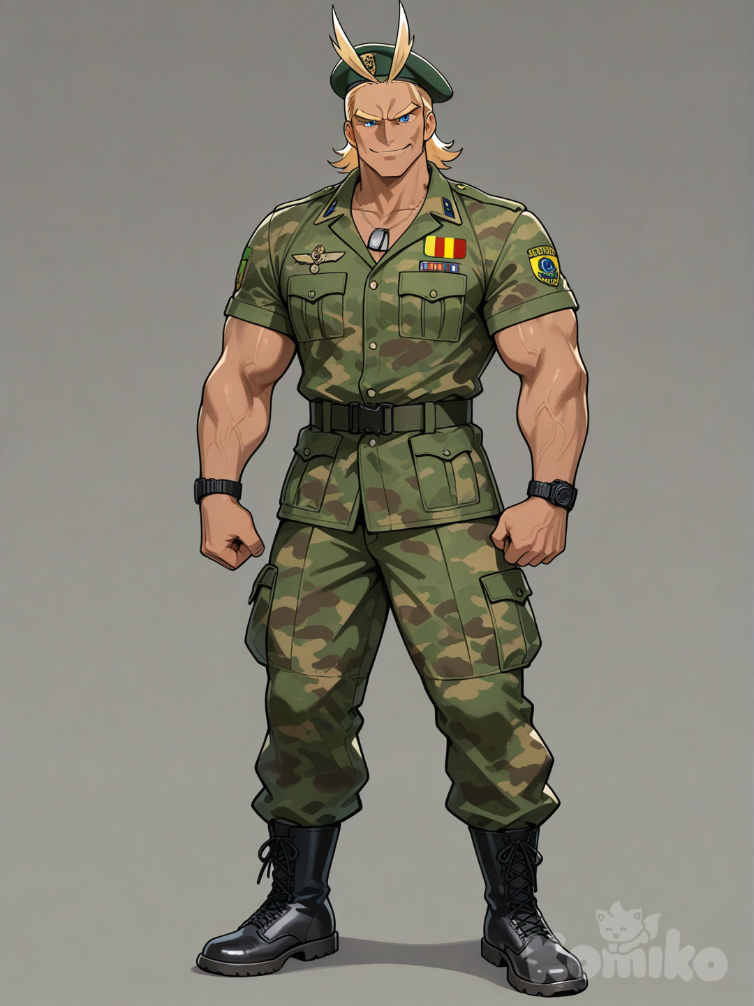 All Might foi pro brasil e foi pro exército, agora a gente não vai perder nenhuma guerra.