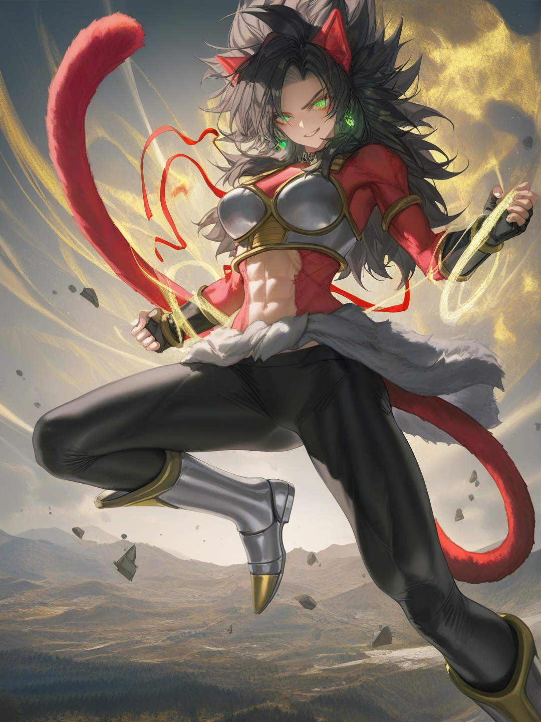 Every roar tears the sky apart. Every punch rewrites the landscape. By the time I'm finished... even the world will forget you ever stood here.