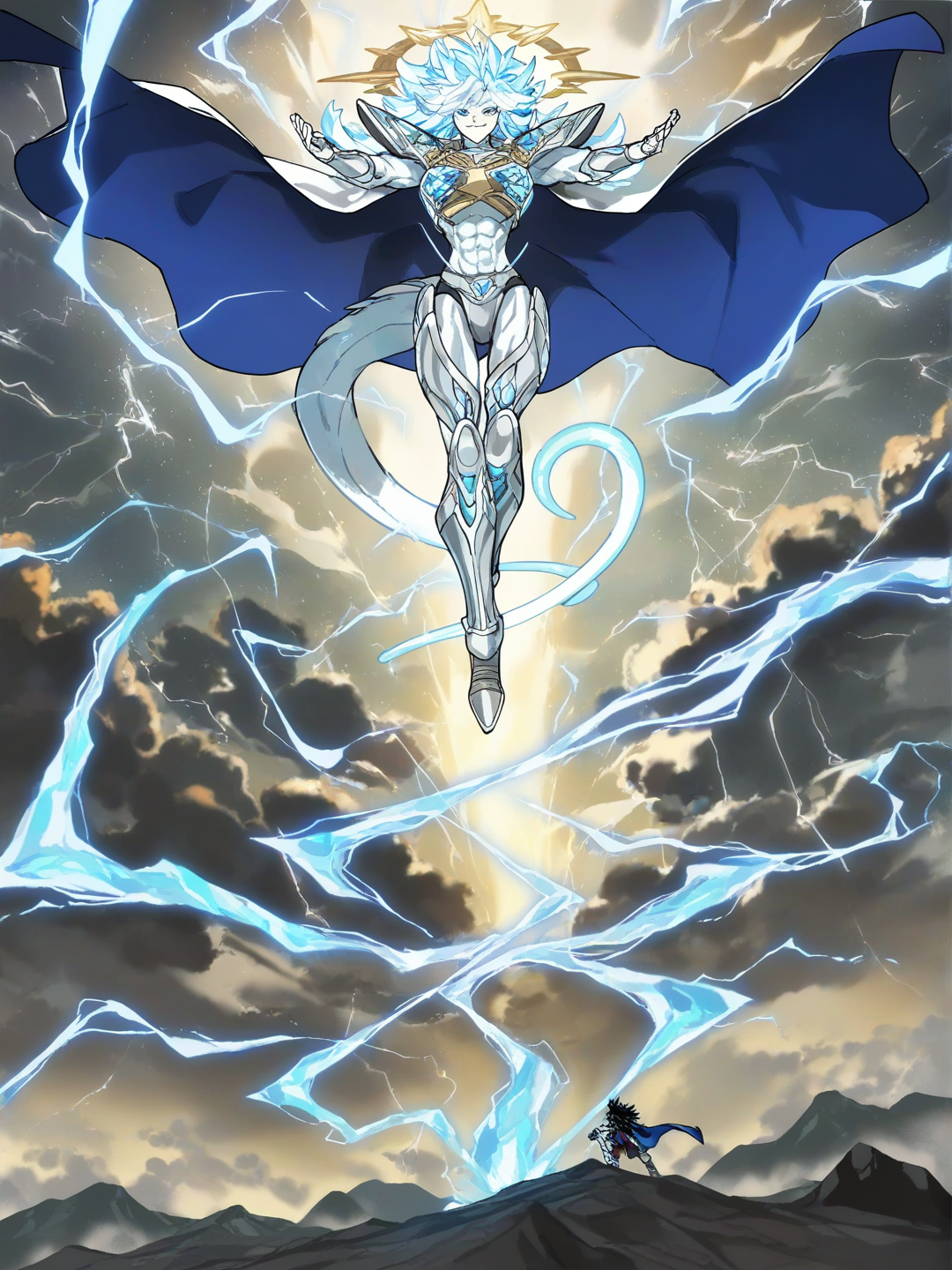 By the time the thunder reaches your ears, my fist has already shattered your future.