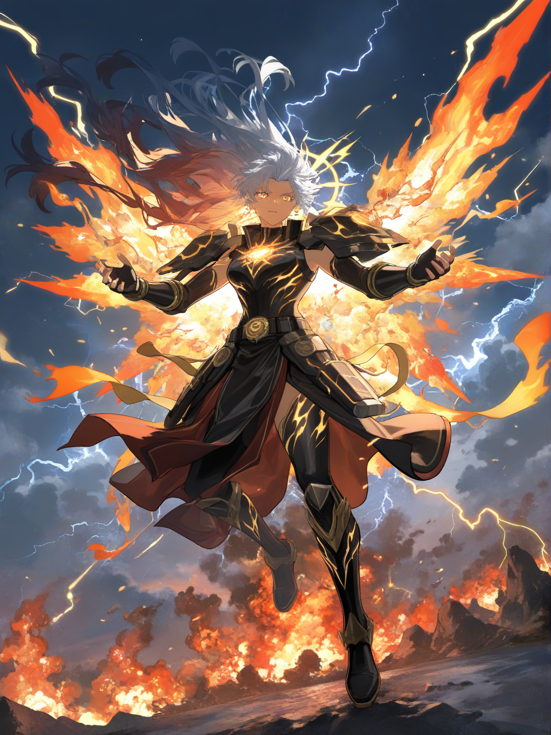 Pray if you wish. The heavens answer to my lightning, and hell obeys my flames.